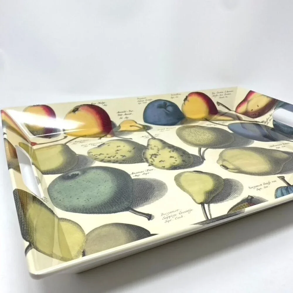 John Derian for Target Pears Melamine Rectangle Serving Tray Fall Holiday Party